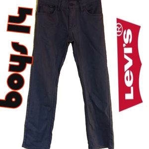 NEW Levi’s Boys 14Reg 27 27 Gray 511 Slim Red Tag